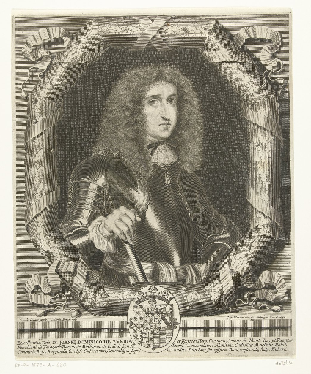 Portret Johannesa Dominicusa z Zuniga i Fonseca autorstwa Martin Bouche