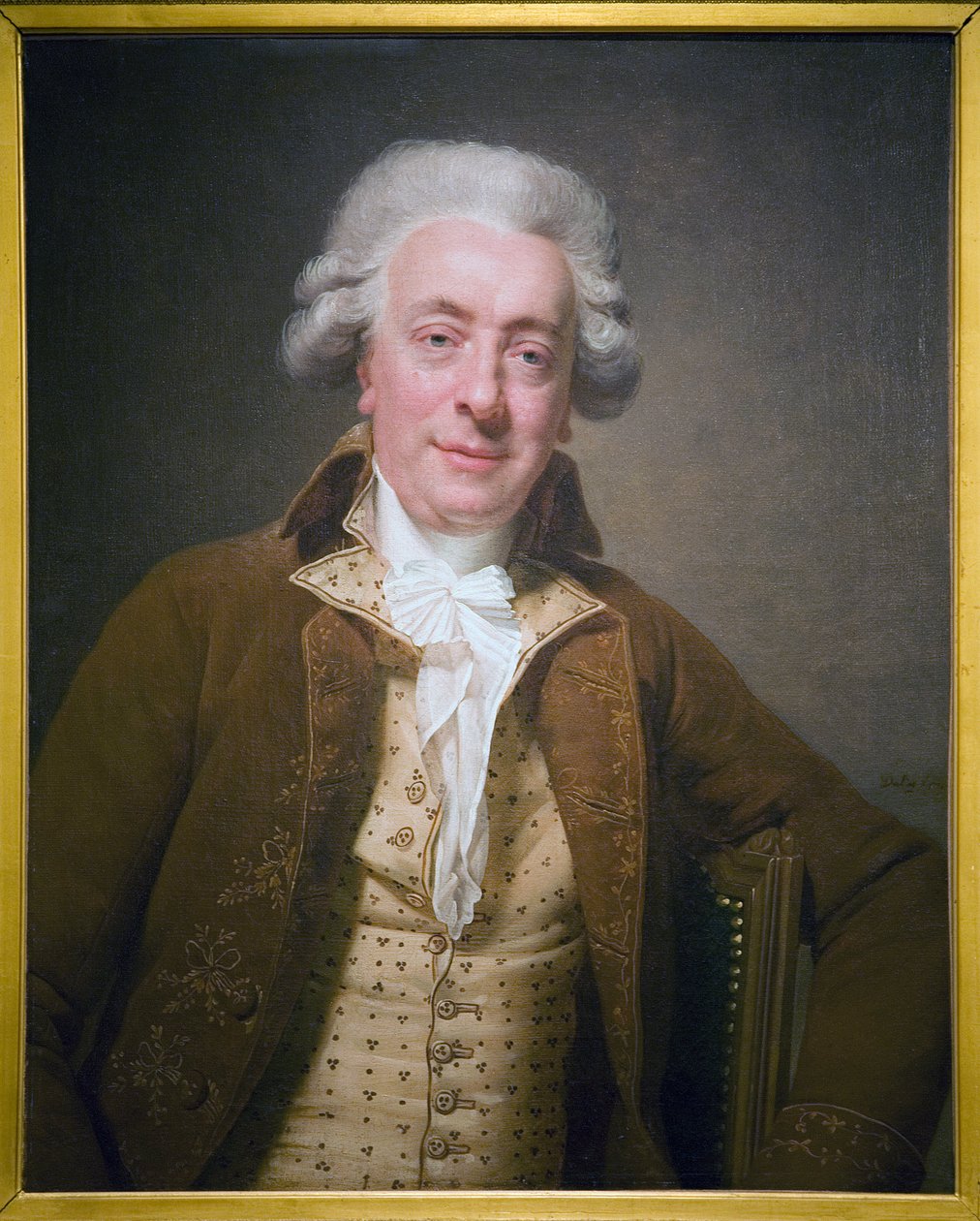 Claude Nicolas Ledoux (1736-1806), francuski architekt, olej na płótnie Martina Drollinga (1752-1817), Paryż, Musee Carnavalet. autorstwa Martin Drölling