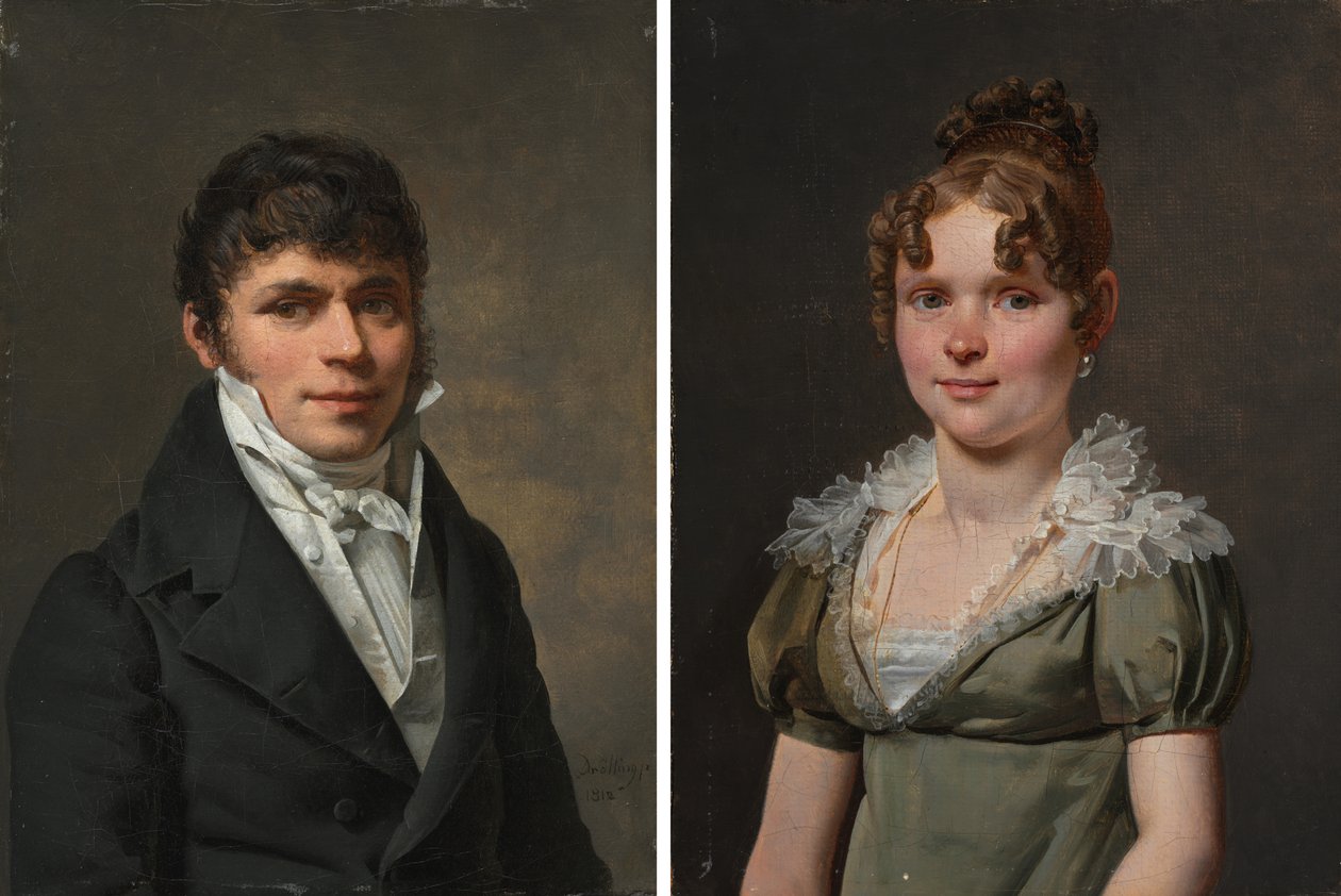 Nicolas Louis Faret i Madame Nicolas Louis Faret autorstwa Martin Drölling