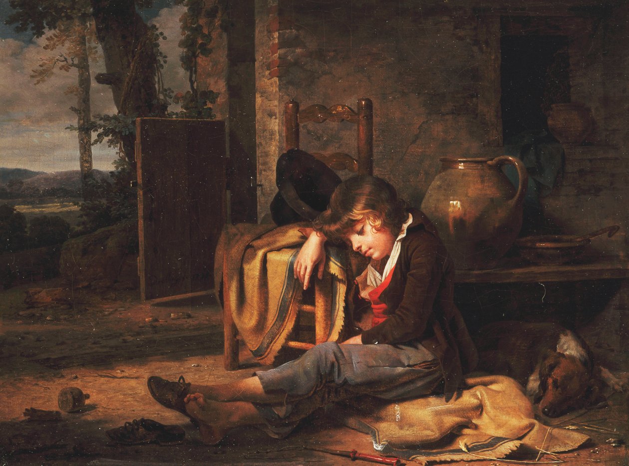 Mały Śpiący; Mały Śpiący, 1795 autorstwa Martin Drölling