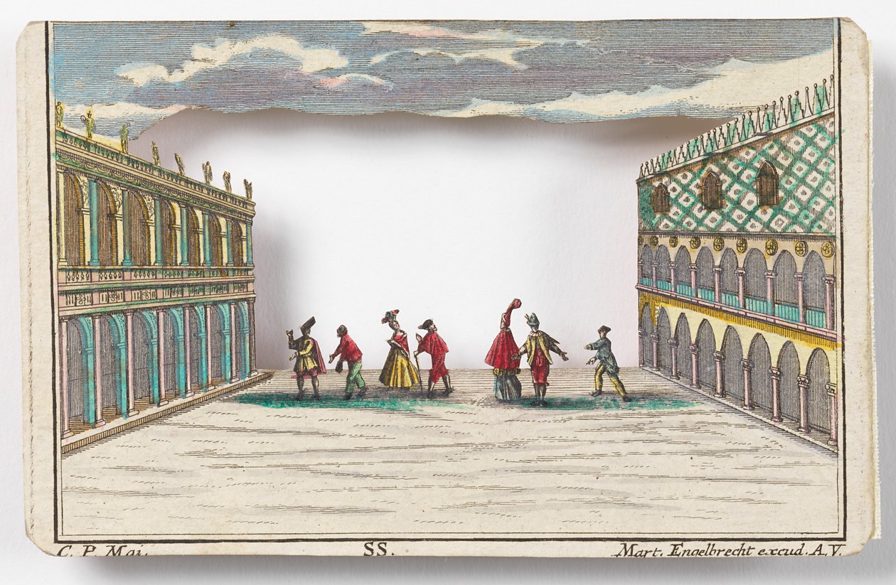 Karnawał w Wenecji (Peep-show) autorstwa Martin Engelbrecht