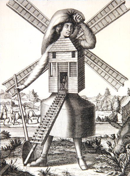 Kostium młynarza (grawerowanie) autorstwa Martin Engelbrecht