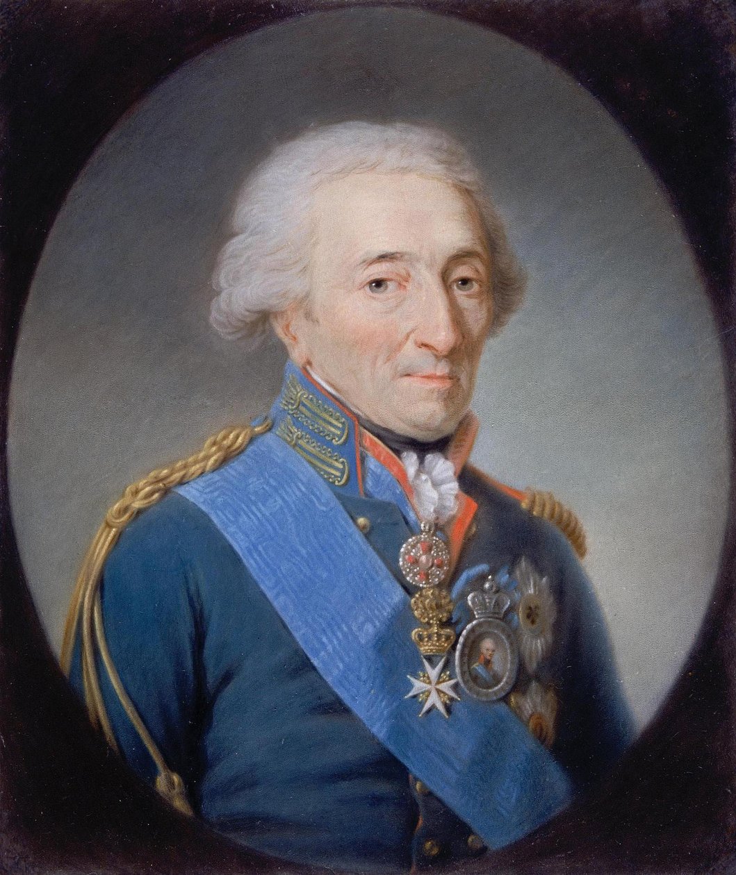 Portret księcia Nikołaja Iwanowicza Saltykowa 1736-1816, 1807 autorstwa Martin Ferdinand Quadal