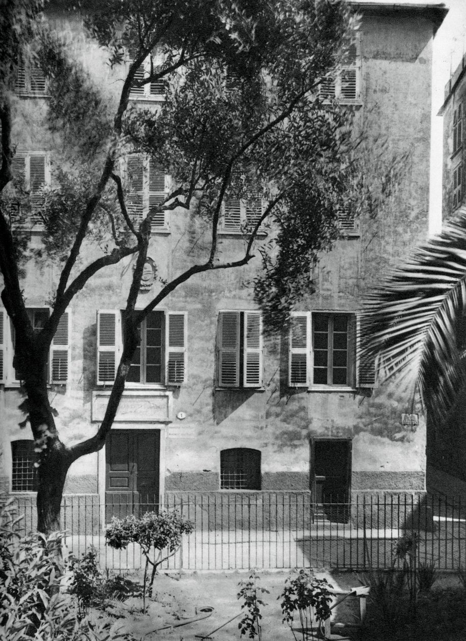 Dom, w którym urodził się Napoleon, Ajaccio, Korsyka, 1937. autorstwa Martin Hurlimann