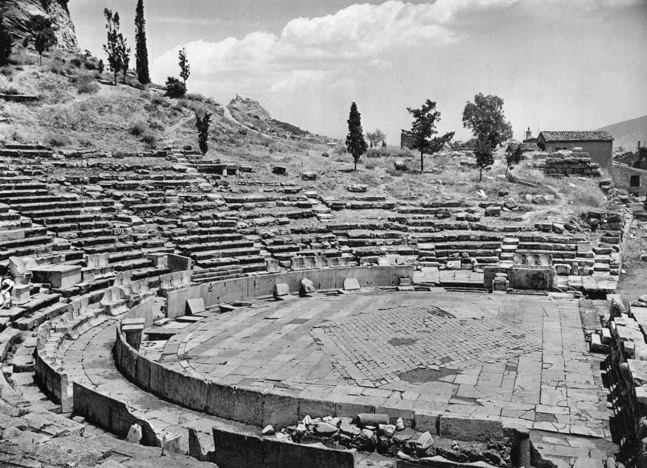 Teatr Dionizosa, Ateny, 1937 autorstwa Martin Hurlimann