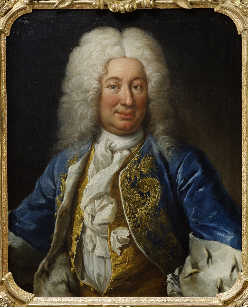Le roi Frederic I de Suede - Portret króla Fryderyka I Szwecji (1676-1751), autorstwa Mijtensa (Meytensa), Martina van Młodszego (1695-1770). olej na płótnie autorstwa Martin II Mytens or Meytens