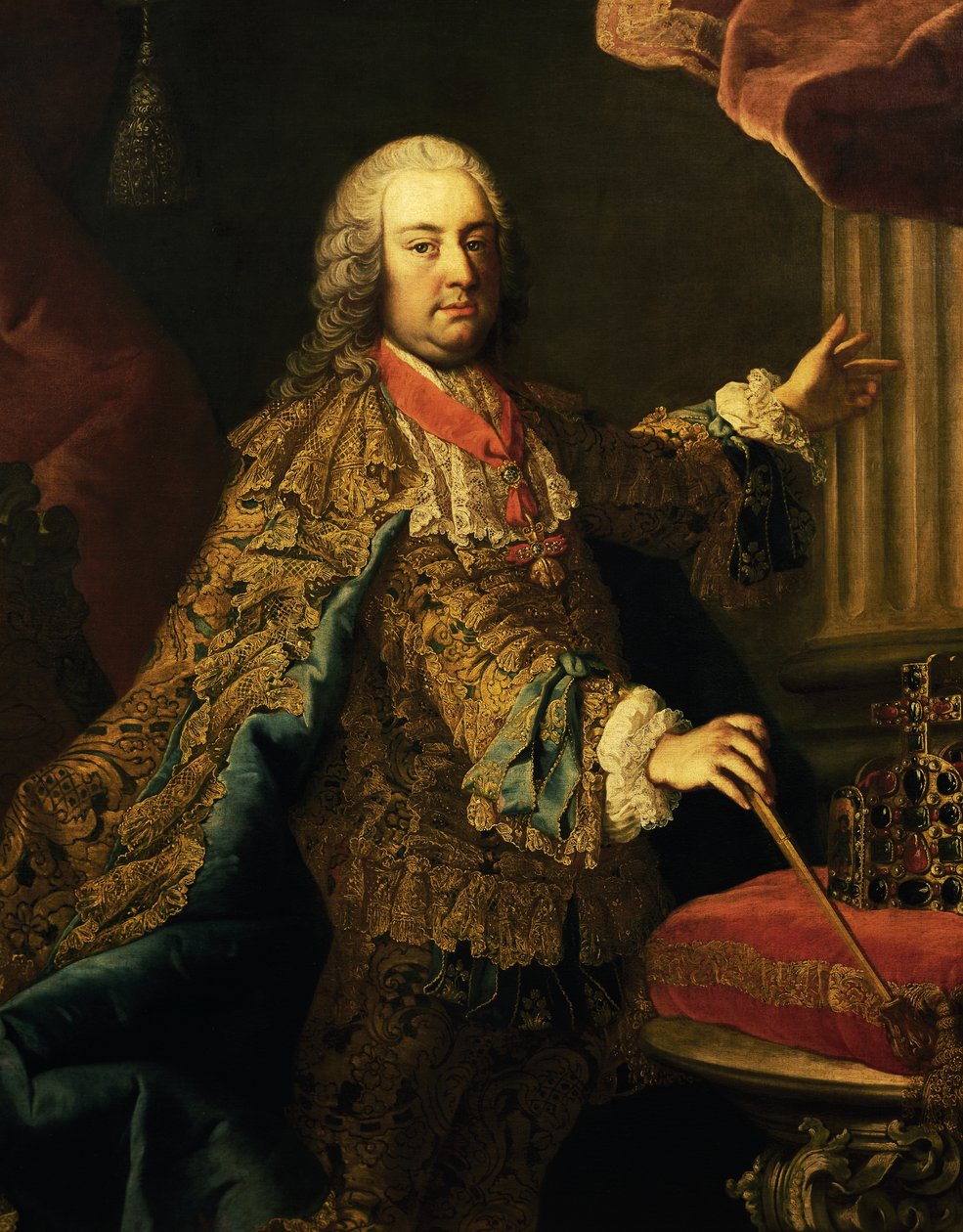 Portret Franciszka I, Świętego Cesarza Rzymskiego (Nancy autorstwa Martin II Mytens or Meytens