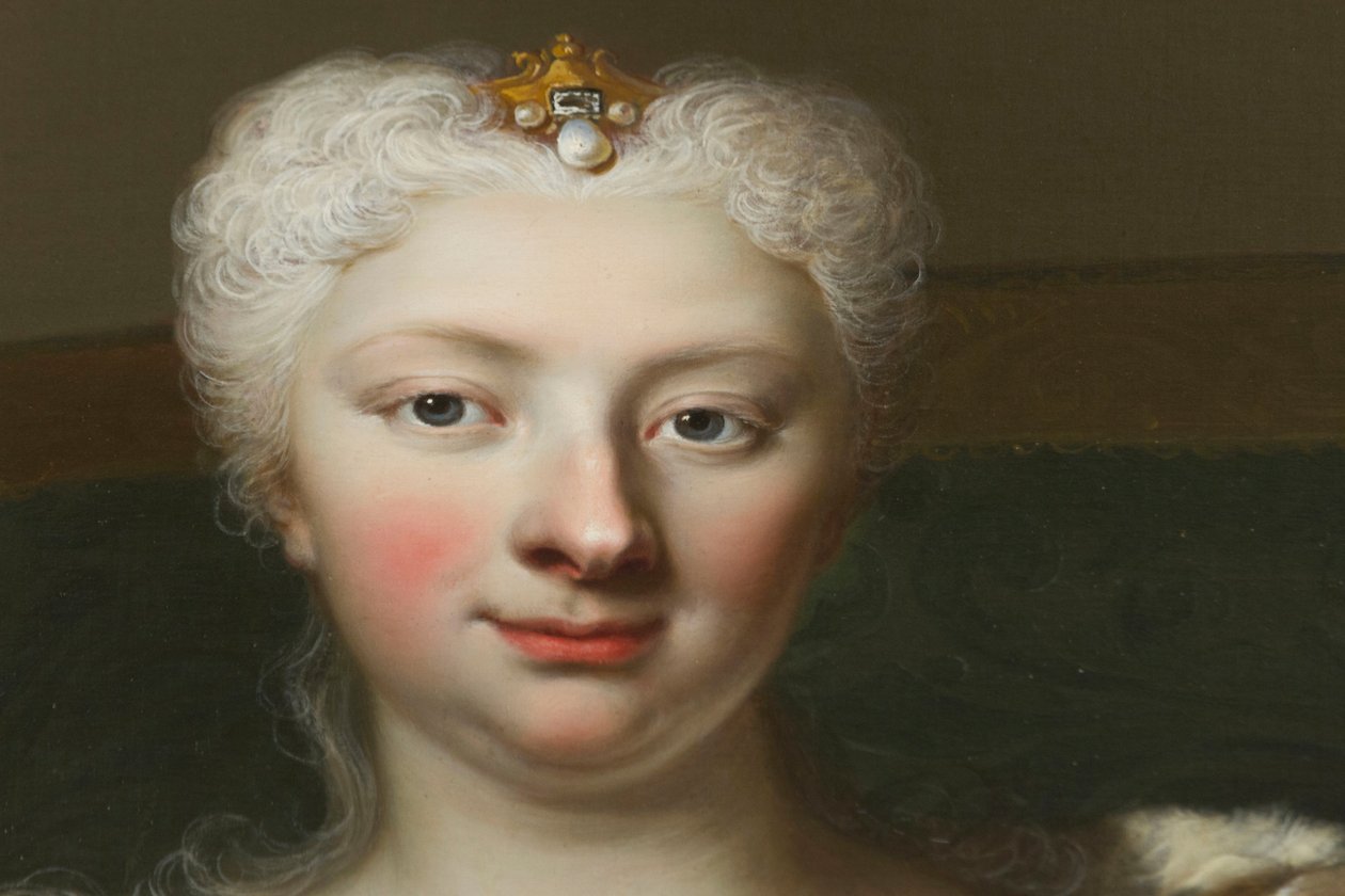 Portret Polikseny autorstwa Martin II Mytens or Meytens