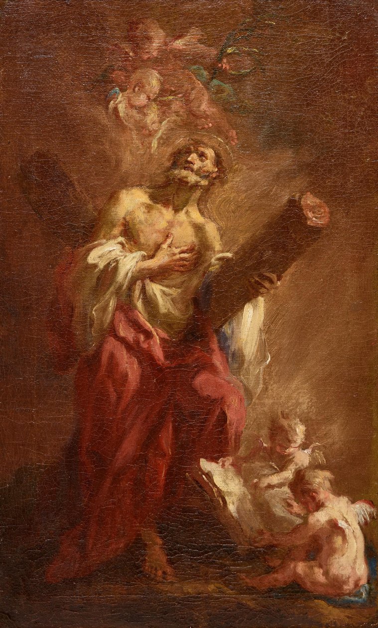 Apostoł Andrzej autorstwa Martin Johann Schmidt