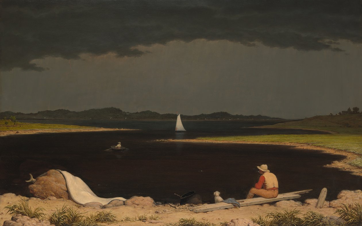 Zbliża się burza z piorunami, 1859. autorstwa Martin Johnson Heade