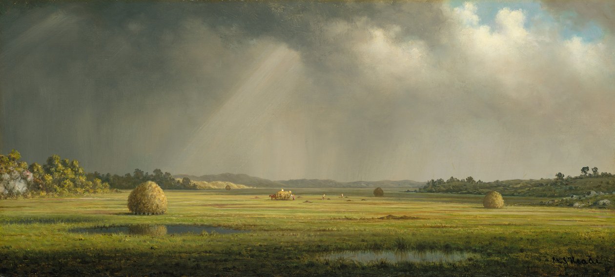 Newburyport Meadows, ca. 1876-81. autorstwa Martin Johnson Heade