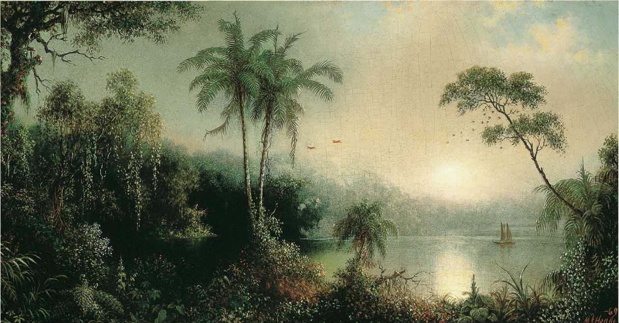 Wschód słońca w Nikaragui autorstwa Martin Johnson Heade