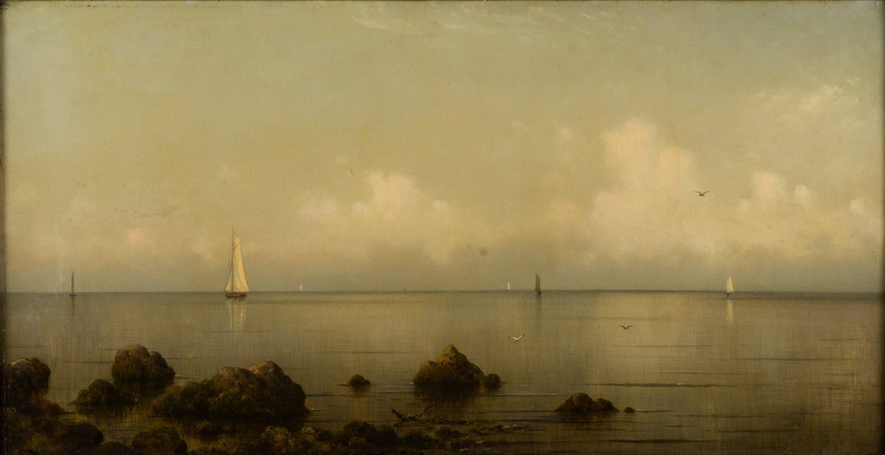 Wyspa naparstka, CT, 1875-1876 autorstwa Martin Johnson Heade