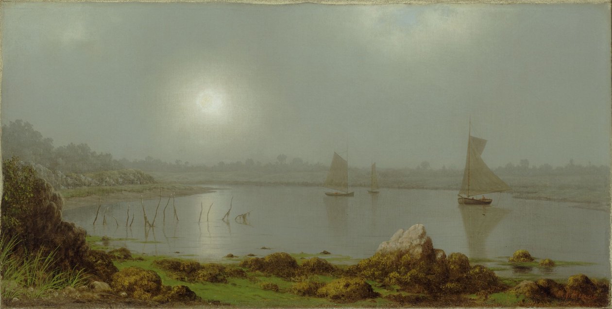 York Harbor, wybrzeże Maine autorstwa Martin Johnson Heade