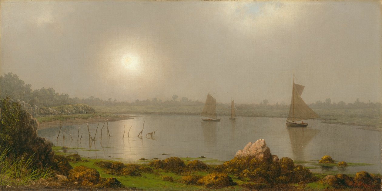 Port York, Wybrzeże Maine, 1877. autorstwa Martin Johnson Heade