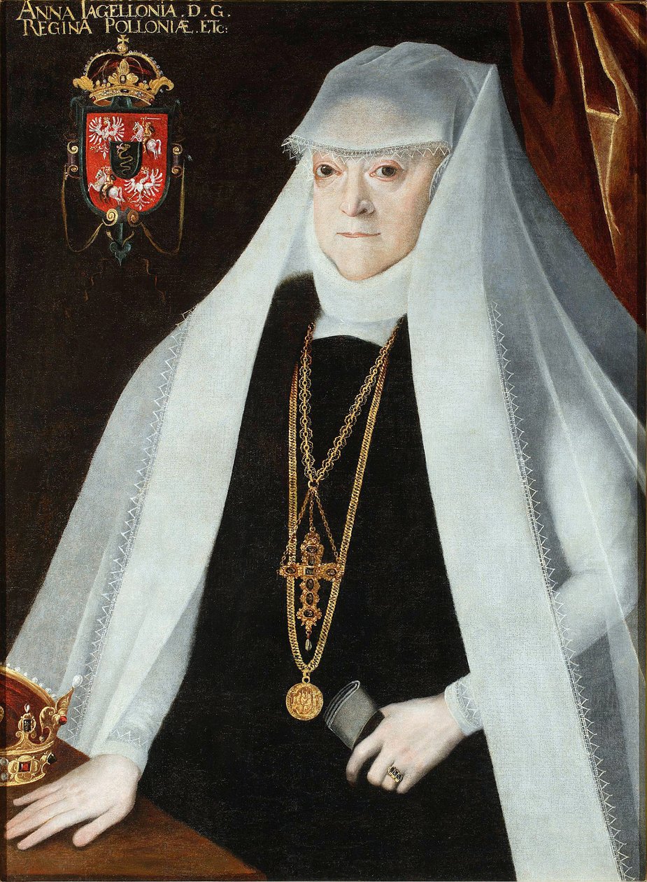 Portret Anny Jagiellonki (1523-1596), królowej Polski autorstwa Martin Kober