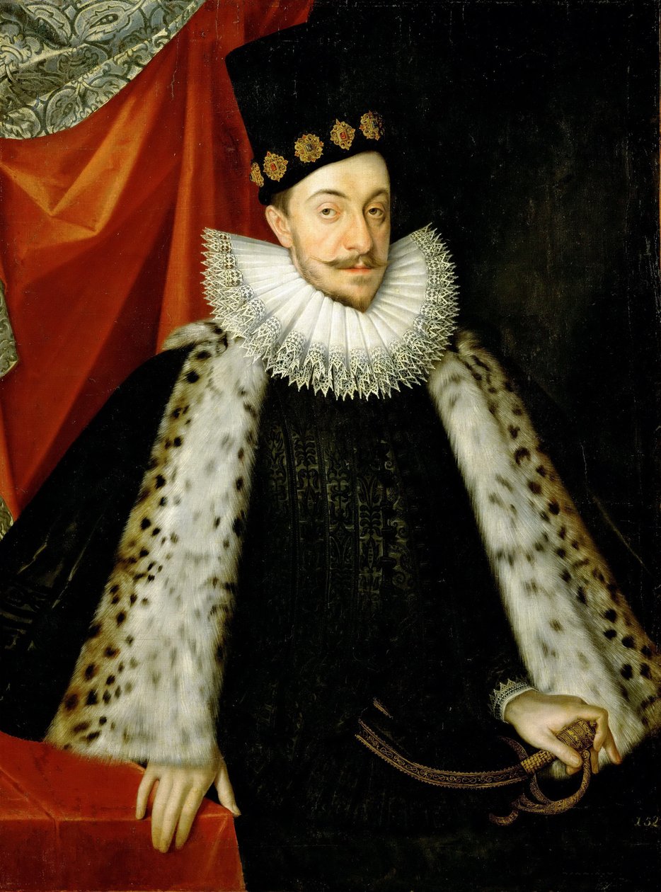 Portret Zygmunta III Wazy, króla Polski 1566-1632 autorstwa Martin Kober