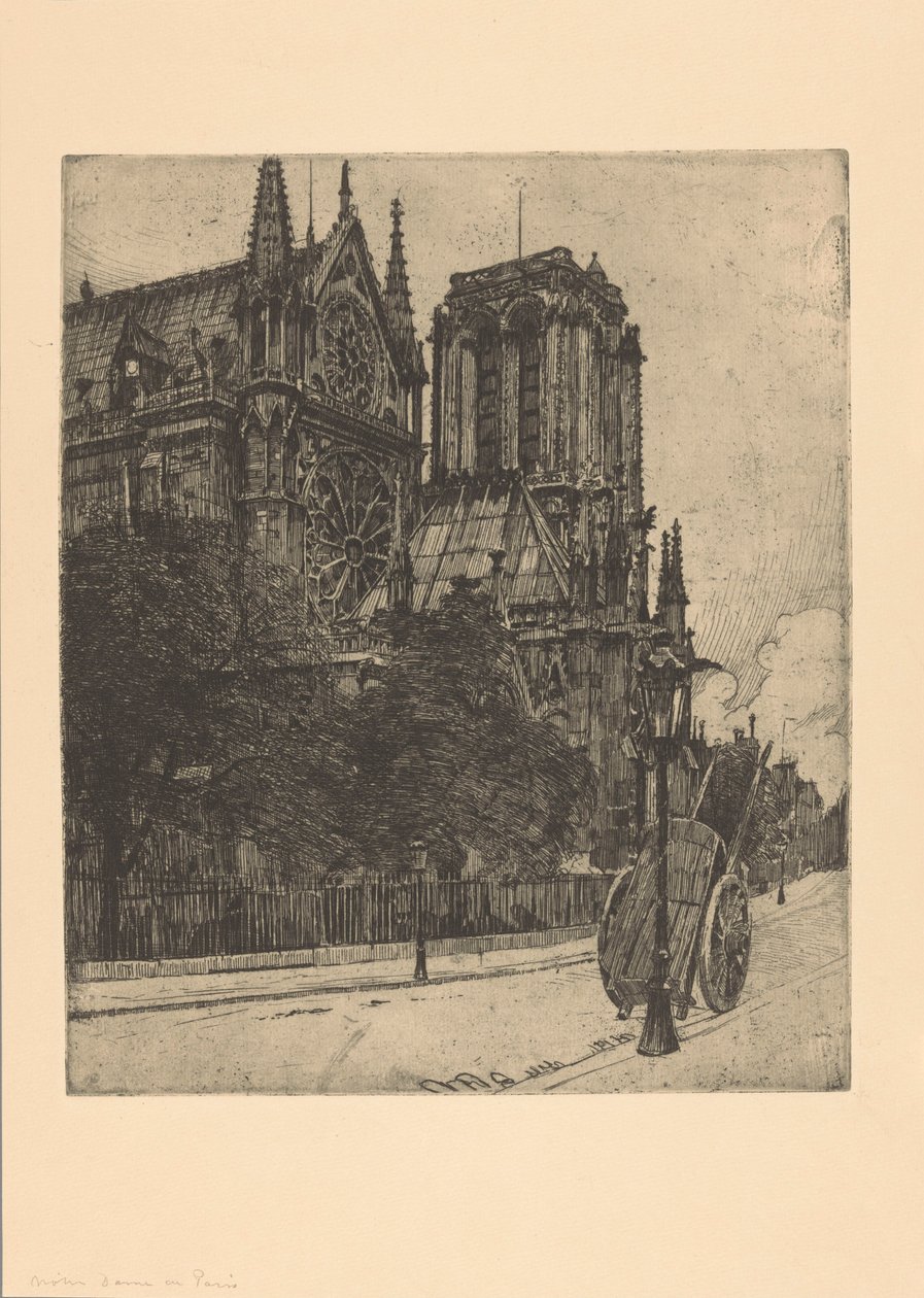 Notre Dame w Paryżu autorstwa Martin Monnickendam