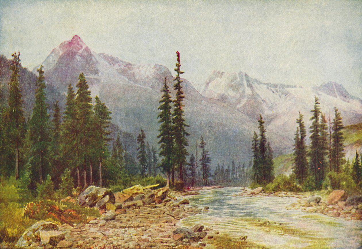 Góry Skaliste, 1916 autorstwa Thomas Mower Martin