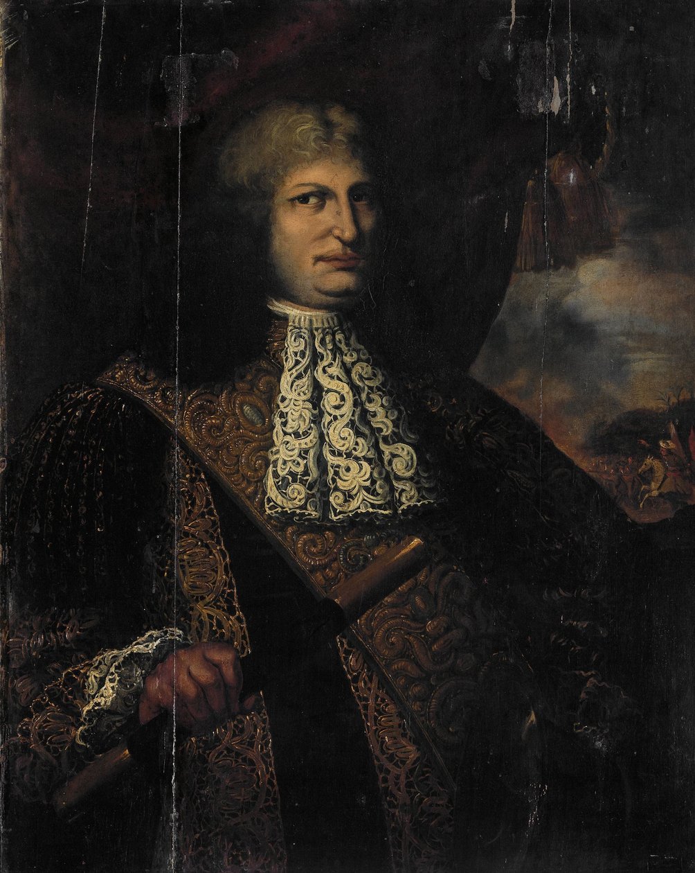 Portret Cornelisa Speelmana, gubernatora generalnego Holenderskich Indii Wschodnich autorstwa Martin Palin (attributed to)