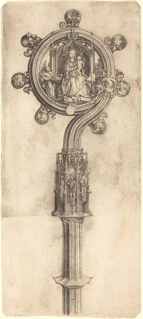 Pastorał biskupi autorstwa Martin Schongauer