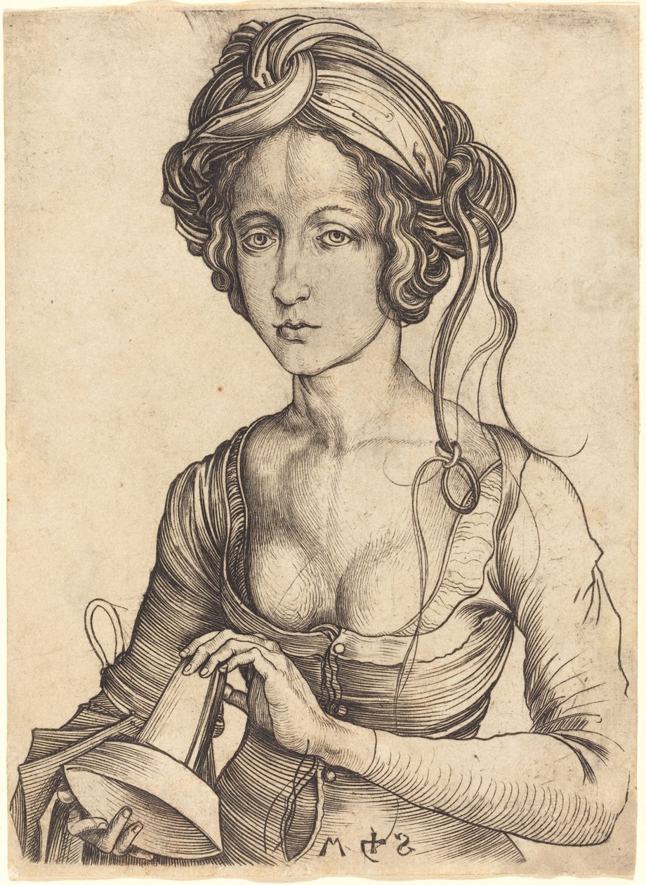 Głupia Dziewica autorstwa Martin Schongauer
