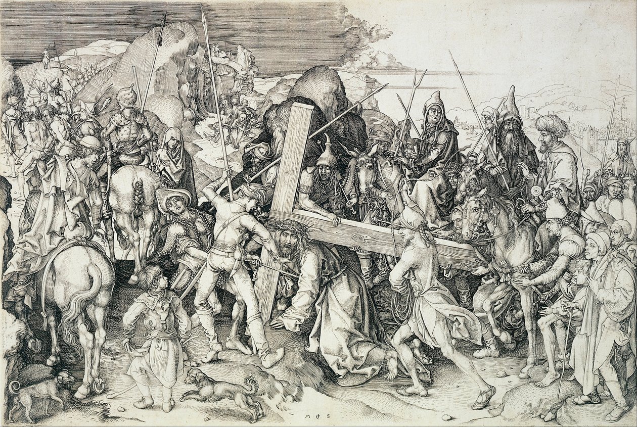 Chrystus niosący swój krzyż autorstwa Martin Schongauer