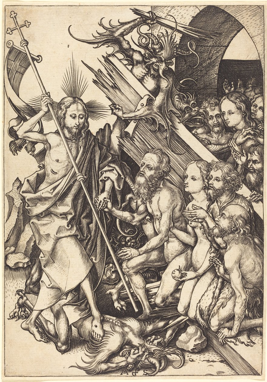 Chrystus w Otchłani autorstwa Martin Schongauer