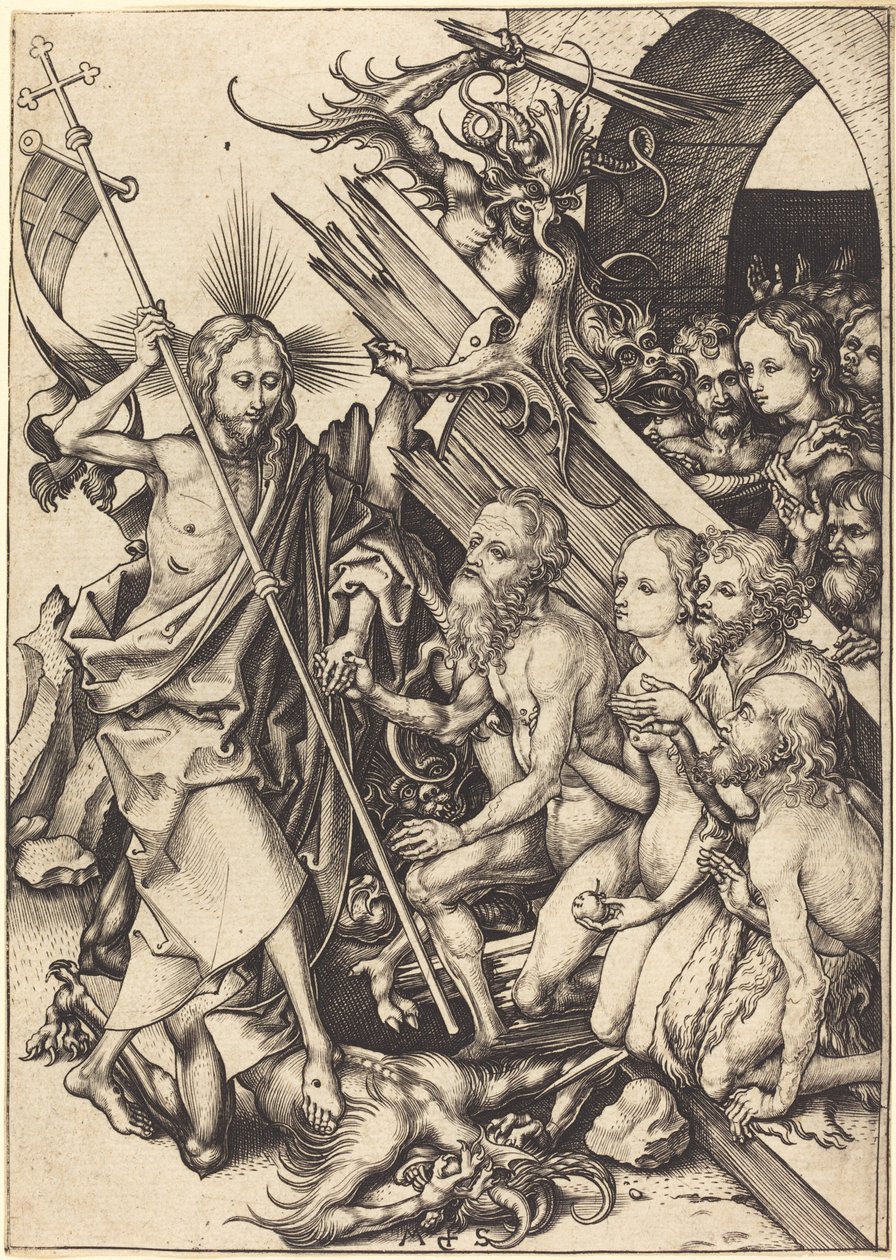 Chrystus w Otchłani autorstwa Martin Schongauer