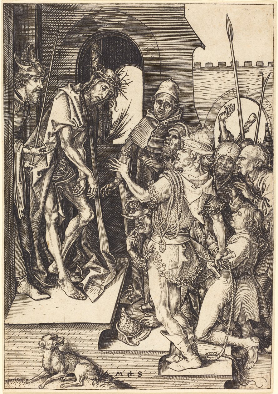 Spójrz na mężczyznę autorstwa Martin Schongauer