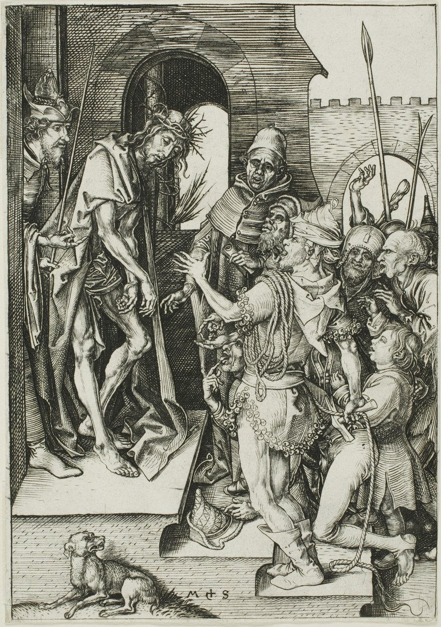 Ecce Homo, z „Pasji” autorstwa Martin Schongauer