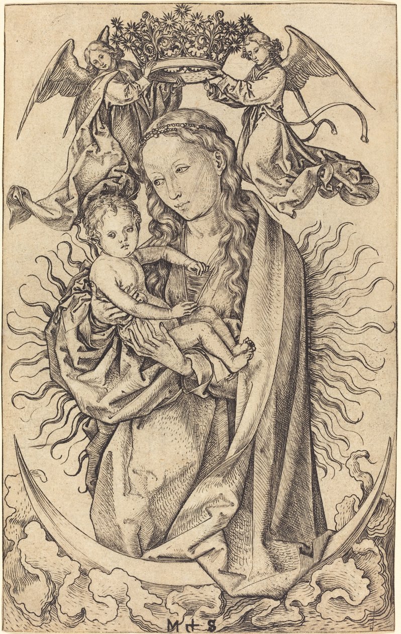 Madonna na Półksiężycu autorstwa Martin Schongauer