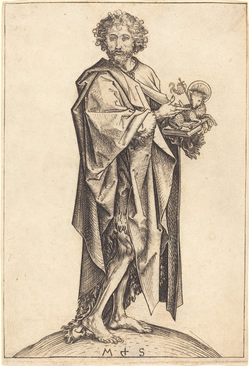 Św. Jan Chrzciciel autorstwa Martin Schongauer