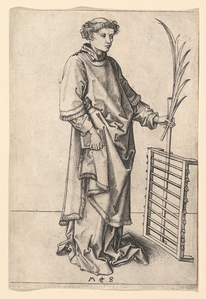 Św. 1435-1491. autorstwa Martin Schongauer