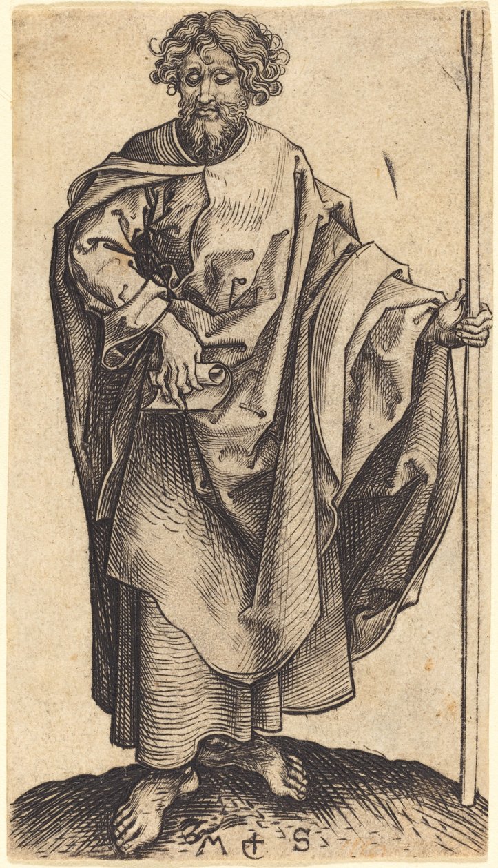 Święty Tomasz autorstwa Martin Schongauer