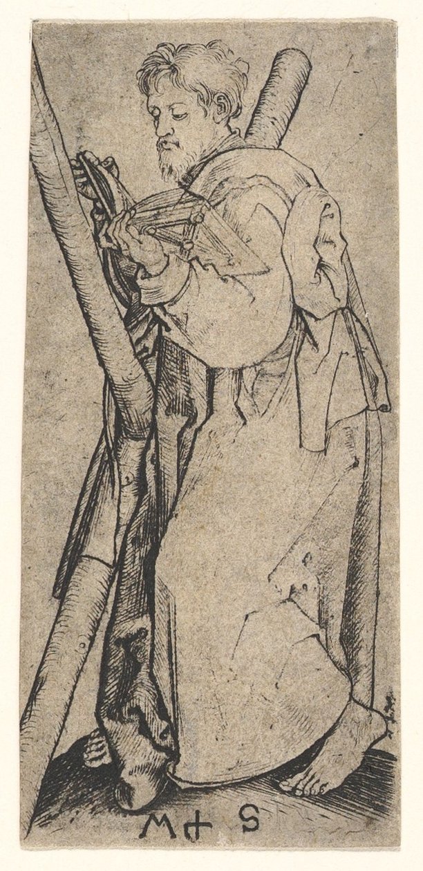 św. 1435-1491. autorstwa Martin Schongauer