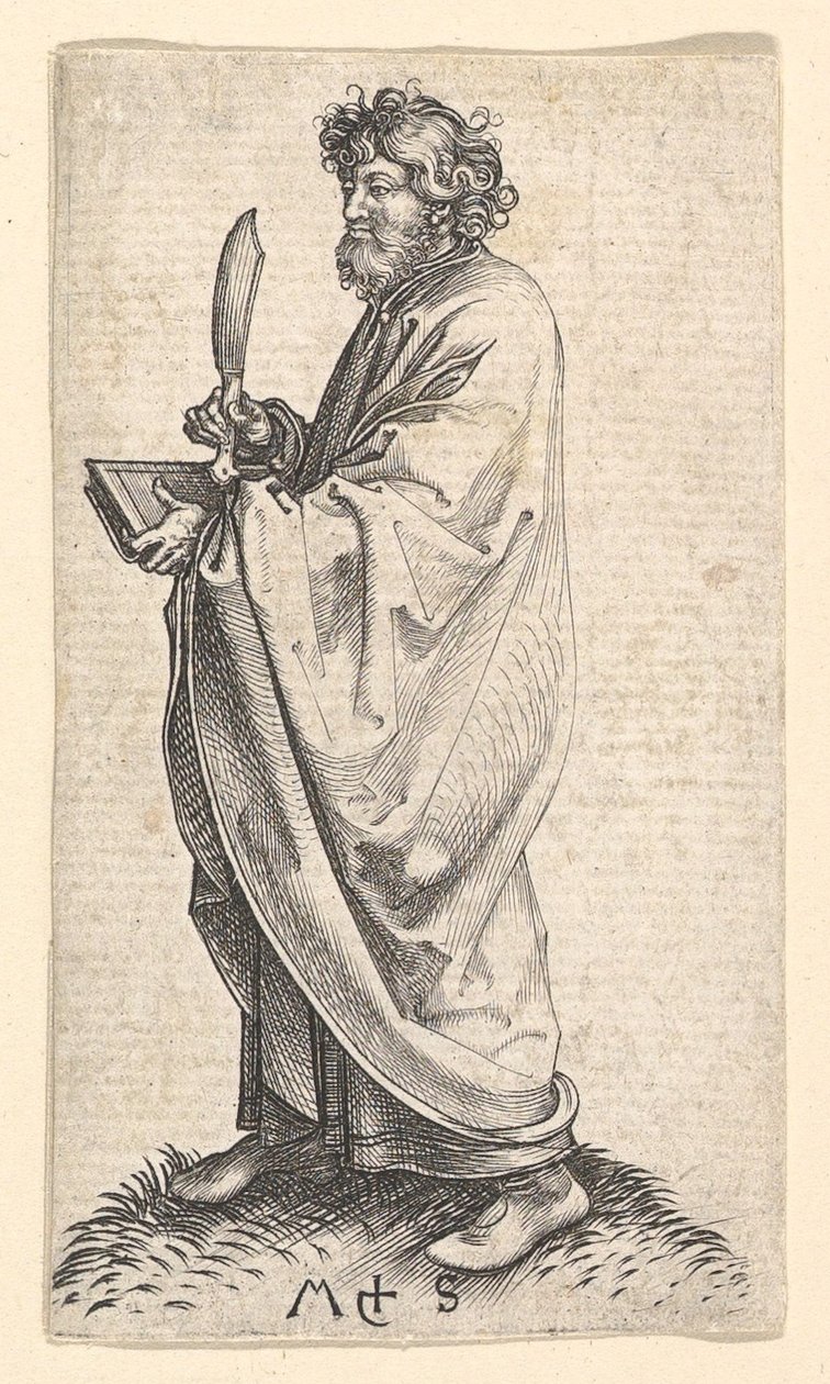 Św. Bartłomieja, ca. 1435-1491. autorstwa Martin Schongauer