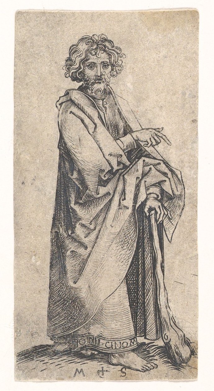 św. Jakuba Mniejszego, ca. 1435-1491. autorstwa Martin Schongauer