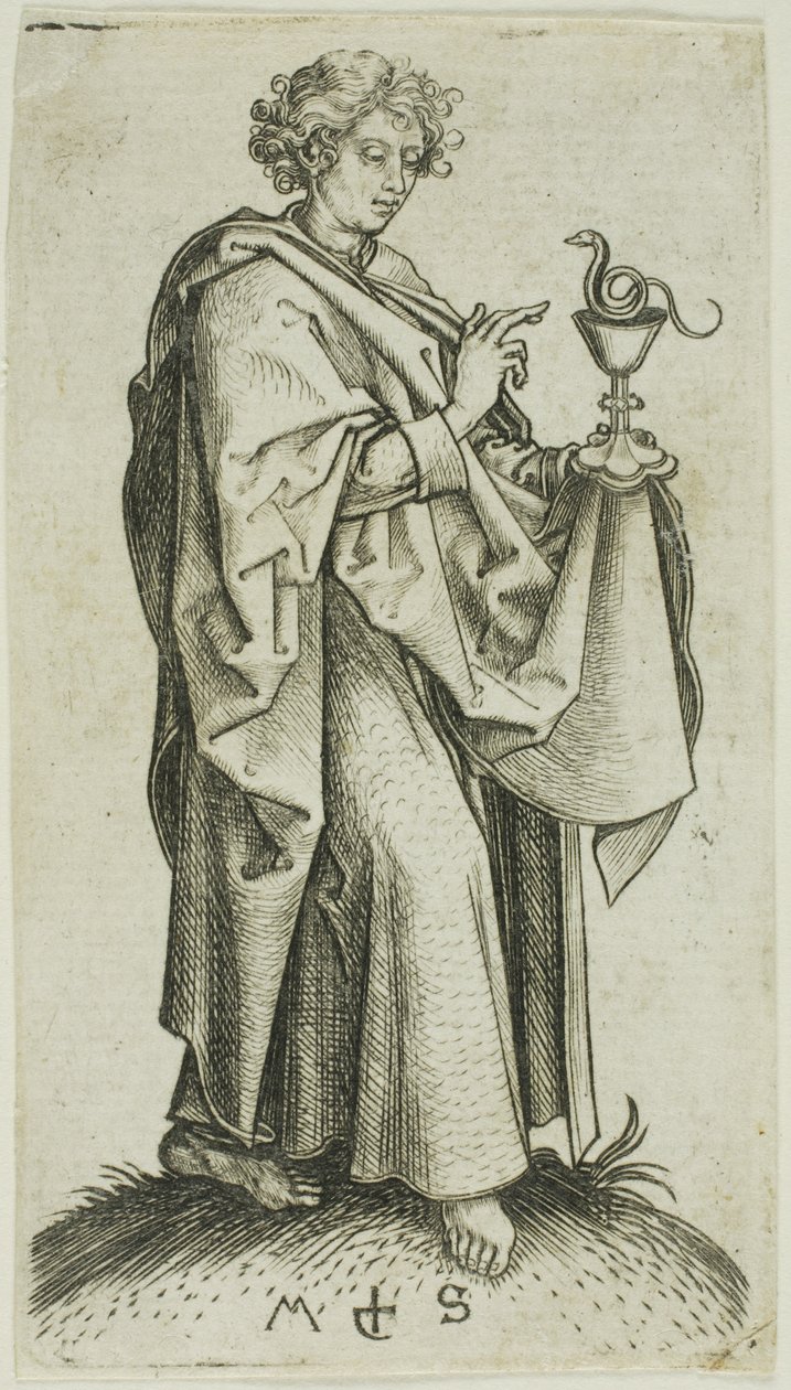 Święty Jan od Apostołów autorstwa Martin Schongauer