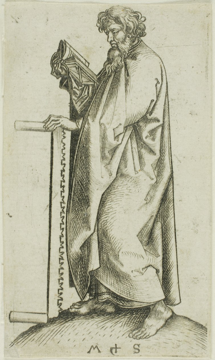 Święty Szymon od Apostołów autorstwa Martin Schongauer