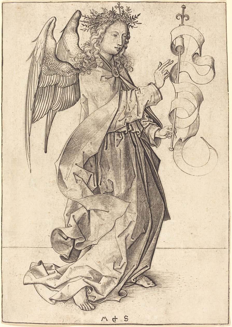 Archanioł Gabriel autorstwa Martin Schongauer