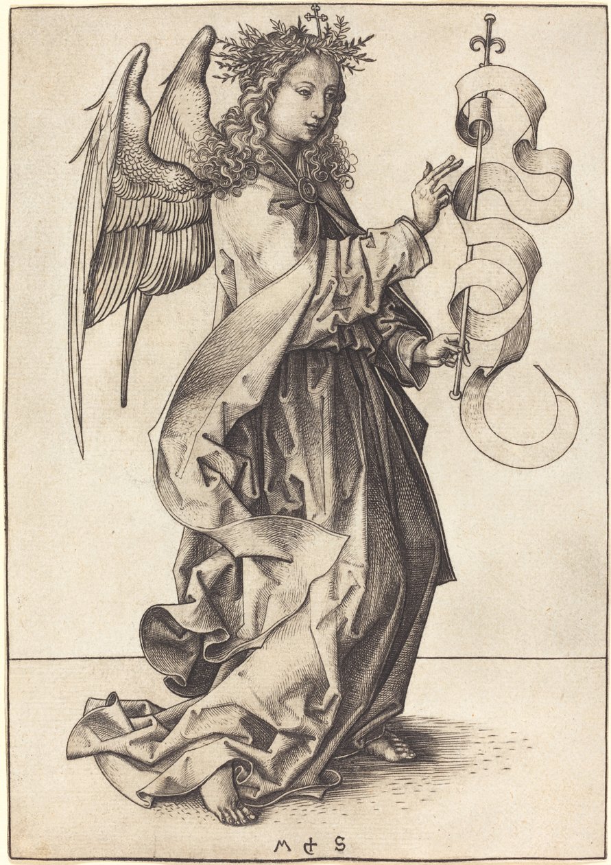 Archanioł Gabriel autorstwa Martin Schongauer