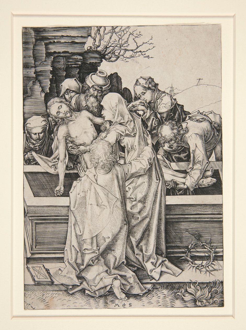 Złożenie do grobu autorstwa Martin Schongauer
