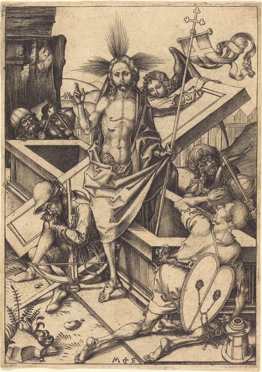 Zmartwychwstanie autorstwa Martin Schongauer