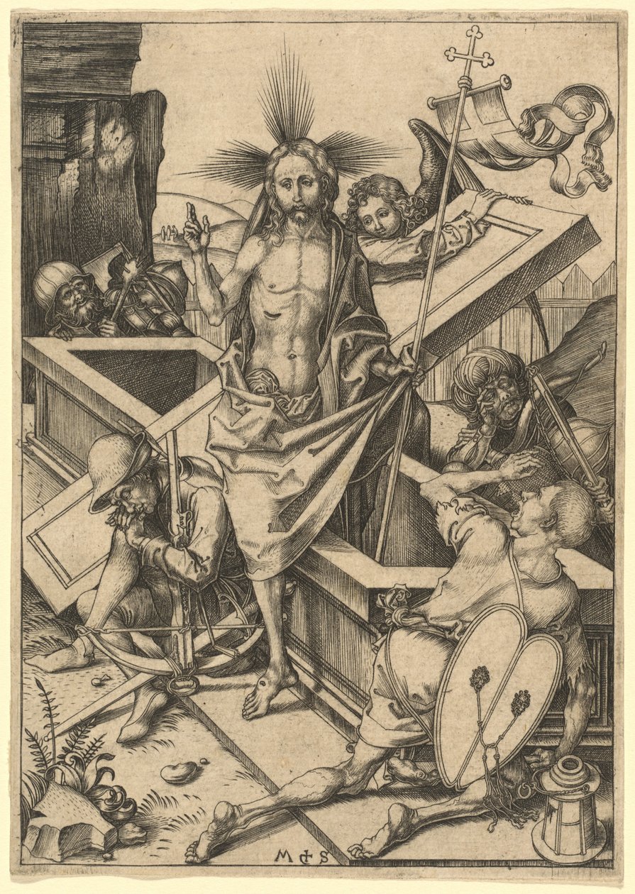 Zmartwychwstanie autorstwa Martin Schongauer