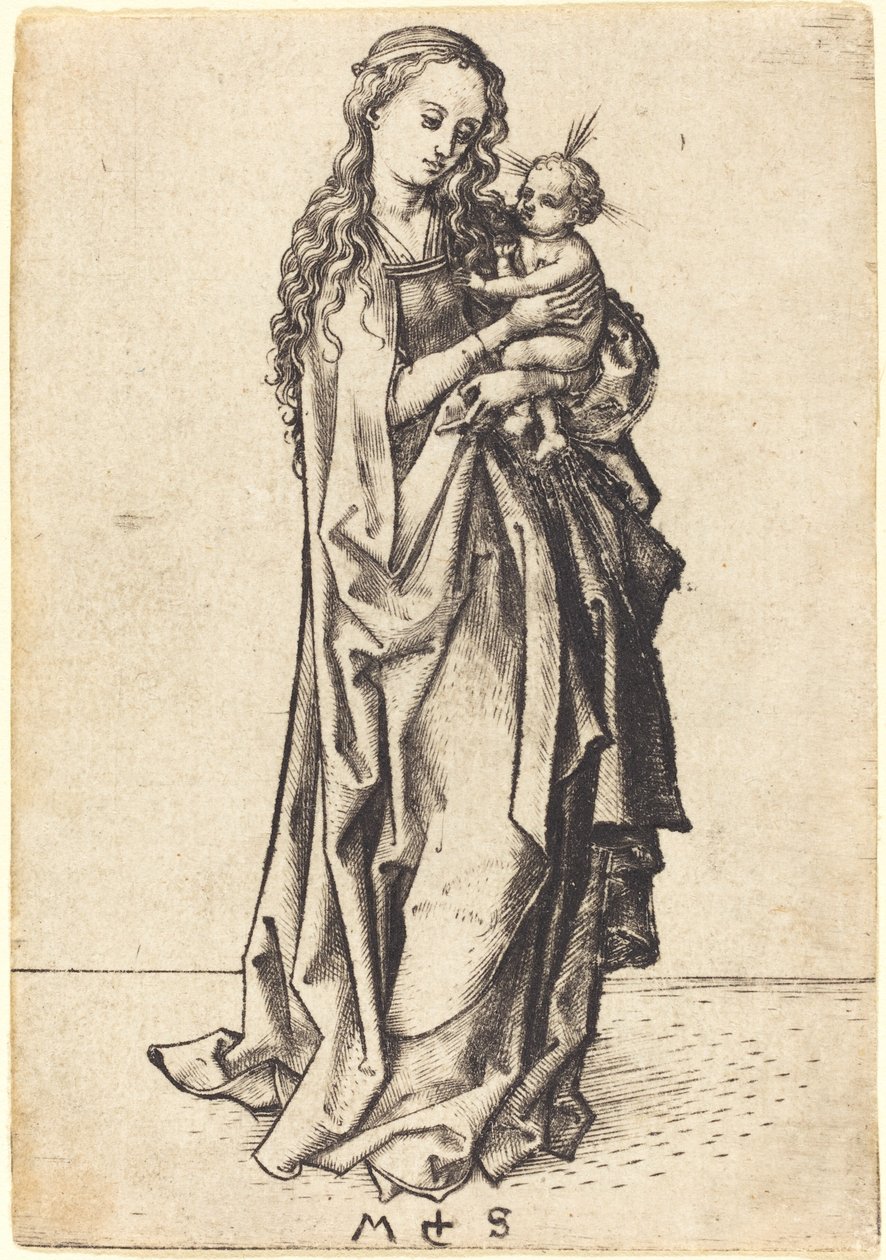 Mała Madonna z Dzieciątkiem autorstwa Martin Schongauer