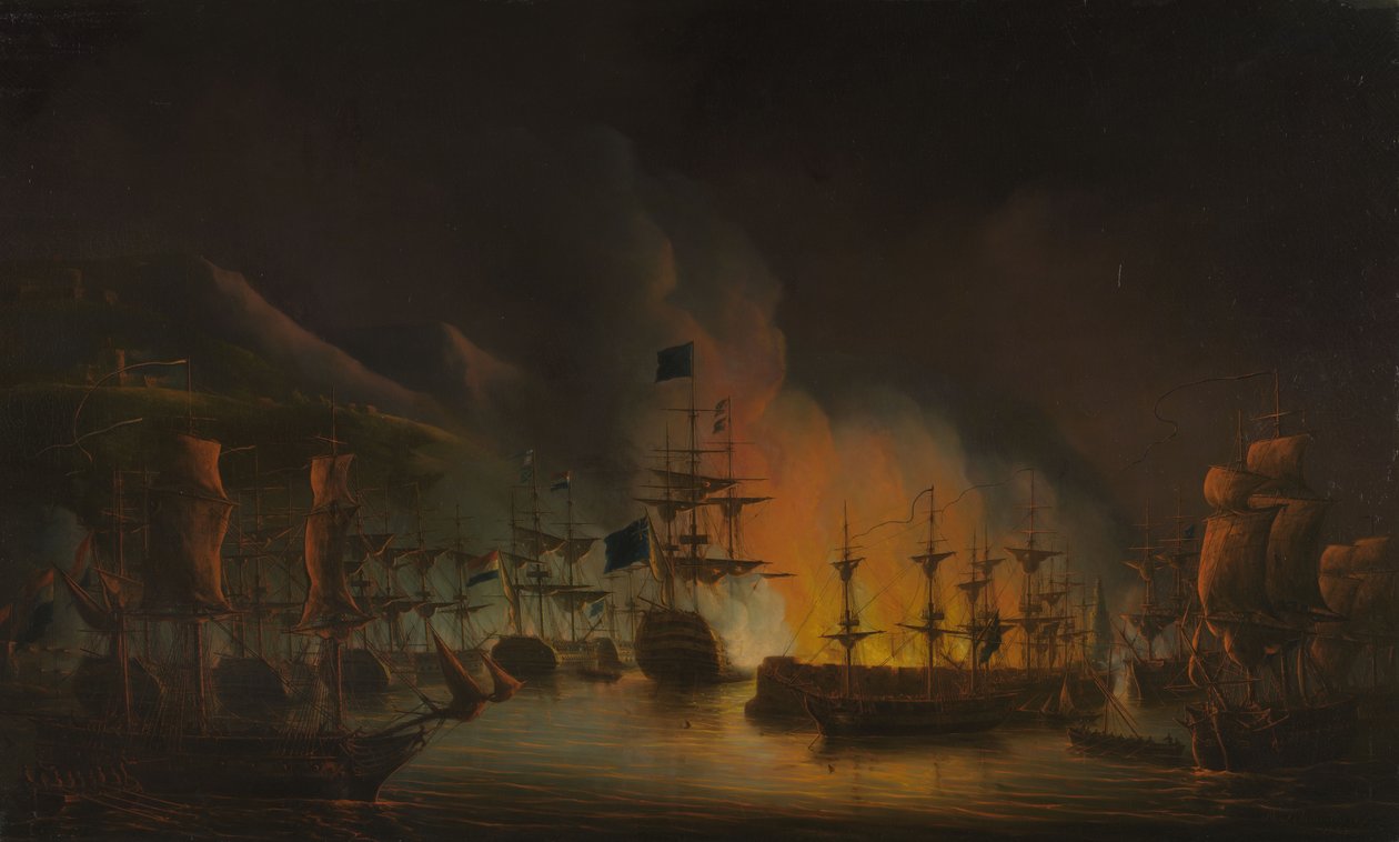 Bombardowanie Algieru autorstwa Martin Schouman