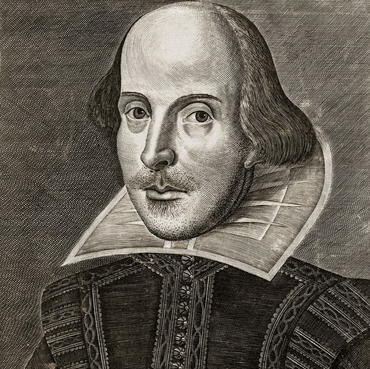 Portret Williama Szekspira autorstwa Martina Droeshout autorstwa Martin the elder Droeshout