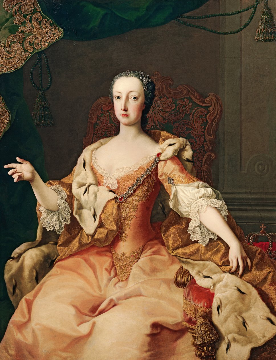 Arcyksiężna Marie Krystyna autorstwa Martin van Meytens d. J.