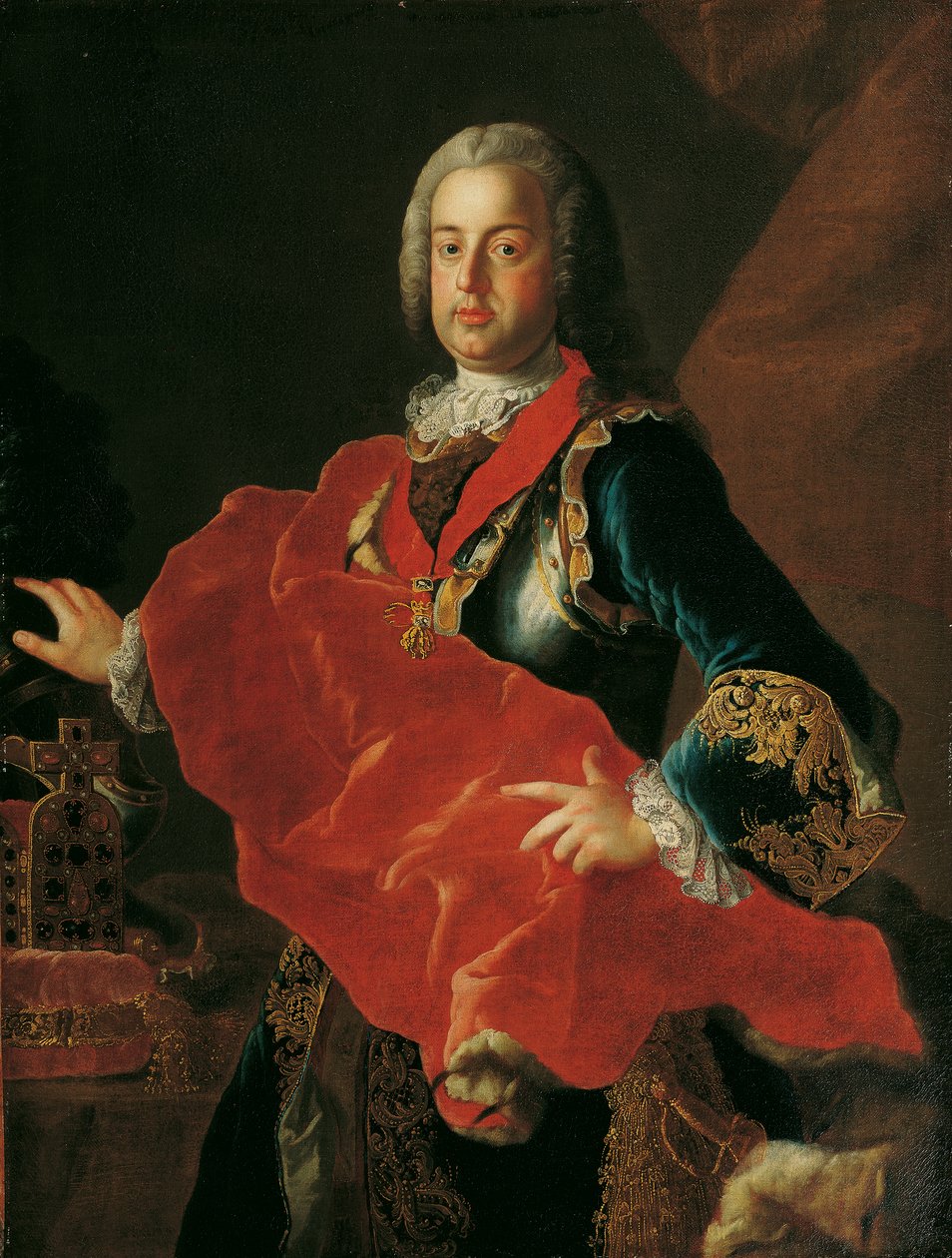 Cesarz Franciszek I Stefan Lotaryński autorstwa Martin van Meytens d. J.